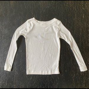 Gap Kids White Long Sleeve Tee